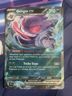 Gengar ex - 104/162 Pokemon TCG Double Rare SV05: Temporal Forces Near Mint - Image 1