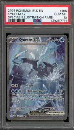Pokemon Kyurem ex Black Bolt Special Illustration Rare #165 PSA 10 Gem Mint - Image 1