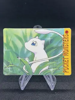 1999 Vintage Pocket Monsters Vending Prism - Pikachu Mewtwo Gengar #30 Mew Back - Image 2