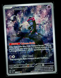 Pokemon Munkidori 072/064 Sv: Shrouded Fable Illustration Rare Holo NM - Image 1