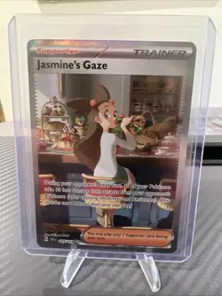 Pokemon TCG Jasmine's Gaze Full Art Holo Trainer Surging Sparks #245/191🔥💎 - Image 1