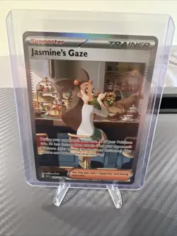 Pokemon TCG Jasmine's Gaze Full Art Holo Trainer Surging Sparks #245/191🔥💎 - Image 2