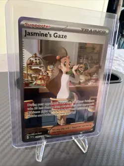Pokemon TCG Jasmine's Gaze Full Art Holo Trainer Surging Sparks #245/191🔥💎 - Image 3