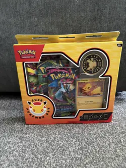 Pokemon Day 2026 30th Anniversary Pikachu Promo Coin & 3 Packs (BRAND NEW) - Image 2