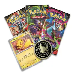 Pokemon Day 2026 30th Anniversary Pikachu Promo Coin & 3 Packs (BRAND NEW) - Image 5