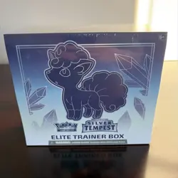 Pokemon TCG Sword and Shield Silver Tempest Elite Trainer ETB (tear on side) - Image 1