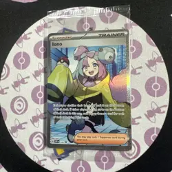 Iono 124 SVP Black Star Promo Pokemon Scarlet & Violet Sealed - Image 1