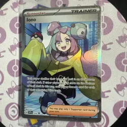 Iono 124 SVP Black Star Promo Pokemon Scarlet & Violet Sealed - Image 2
