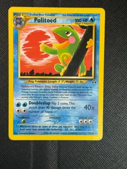 Neo Discovery Pokemon TCG Politoed - Image 1