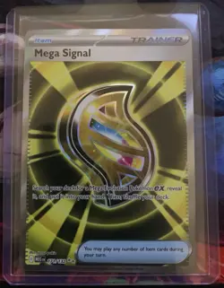 Pokemon TCG - Mega Signal 171/132 ME01: Mega Evolutions Ultra Rare Full Art Holo - Image 1