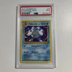 2016 Pokemon XY Evolutions Poliwrath Holo #25 PSA 9 - Image 1