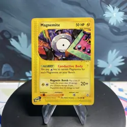 Pokemon Magnemite 91/147 Aquapolis Regular MP - Image 1