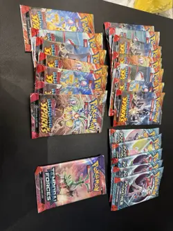 Pokemon ‘Lot of 20’ Packs Surging Sparks Journey Together Temporal Forces - Image 1