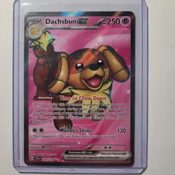 Dachsbun ex 160/142 Sv07: Stellar Crown Holo Pokemon TCG - Image 1