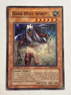 Dark Dust Spirit (1st Edition) YuGiOh Common Excellent Condition SD2-EN004 - Image 1