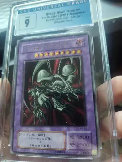 MA-52 Yugioh Mythological Age Black Skull Dragon Ultimate Rare Japanese CGC 9 - Image 1