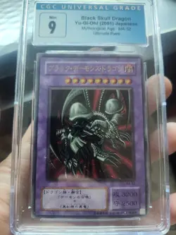 MA-52 Yugioh Mythological Age Black Skull Dragon Ultimate Rare Japanese CGC 9 - Image 2