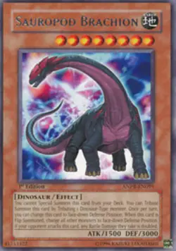 3 x Sauropod Brachion - ANPR-EN095 - Rare - Unlimited Edition Near Mint, English - Image 1