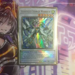 1X STARDUST CHARGE WARRIOR MAGO-EN029 1ST GOLD ULTRA YUGIOH - Image 3