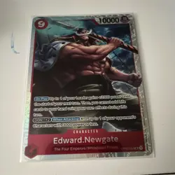 One Piece Edward.Newgate OP02-004 Character Card CCG 10000 Power 9 Cost - Image 1