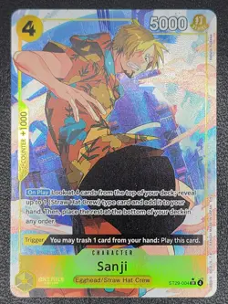 Sanji (Full Art) - ST29-004 - SR - Foil One Piece - Image 1