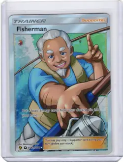 Pokemon Card - Fisherman - SV83/SV94 - Hidden Fates - 2019 - Image 1