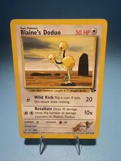 Blaine's Doduo 61/132 Gym Challenge Regular Pokemon Card - Image 1