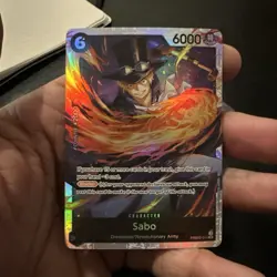 One Piece TCG | Sabo PRB02-014 SR - One Piece Card the Best Vol. 2 NM - Image 1