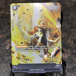 Vegeta FS09-15 Foil DB Legends Stamp Dragon Ball Super Card Game | NM - Image 1