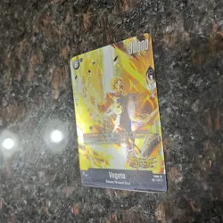 Vegeta FS09-15 Foil DB Legends Stamp Dragon Ball Super Card Game | NM - Image 2