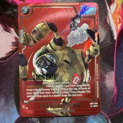 Red Ribbon Robot SB02-060 Alternate Art Manga Booster 02 Dragon Ball Card Englis - Image 1