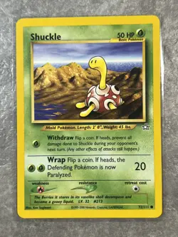 Shuckle 72/111 Pokemon TCG Neo Genesis Vintage WOTC Card Regular (Light Play) 2 - Image 1