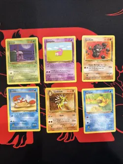 Lot Of 6 Vintage Fossil Pokemon Cards WOTC NM Old School Near Mint 1999 - Image 1