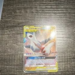 Pokemon Latias & Latios GX TAG TEAM Ultra Rare Holo Sm-Team Up 113/181 Card - Image 1