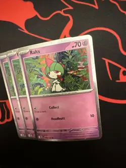 Ralts (Cosmos Holo) 058/132 Mega Evolutions Pokemon Card - Image 4