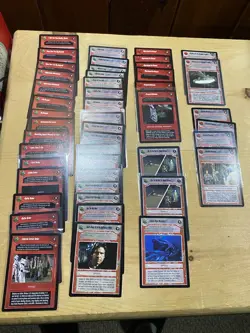 Star Wars CCG Card Game SWCCG Starting Effect & Interrupt Lot NRMT - Image 1