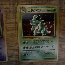 Japanese Pokemon Vintage Holos TCG 5 Card Lot - MP-LP Condition SWIRLS 🌀 - Image 5