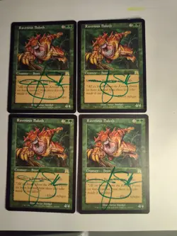 4x Ravenous Baloth - Onslaught (ONS) Signed MP-HP - Image 2