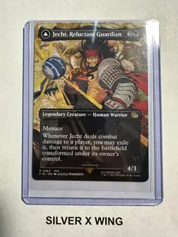 Jecht, Reluctant Guardian Borderless x1, Magic the Gathering, Final Fantasy, NM - Image 1