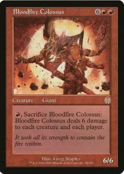1 x Bloodfire Colossus - Apocalypse - LP - Magic The Gathering - MTG - Image 1