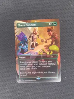 Shared Summons ⭐ Borderless Foil ⭐ Secret Lair - MTG - Image 1