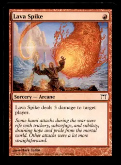 Lava Spike Champions of Kamigawa Light Play MTG Magic the Gathering - Image 1