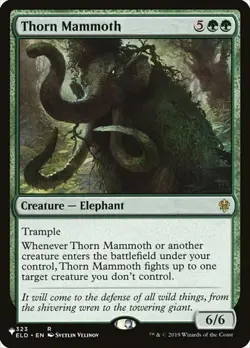 1x Thorn Mammoth - Brawl Deck NM Eng MTG - The List - Image 1