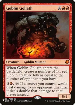 1x Goblin Goliath NM Eng MTG - The List - Image 1
