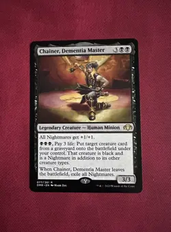 Chainer, Dementia Master - NM - MTG Dominaria Remastered - Magic the Gathering - Image 1