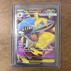 Pokemon Mega Sharpedo EX 113/094 Full Art Holo Ultra Rare – Phantasmal Flames - Image 1