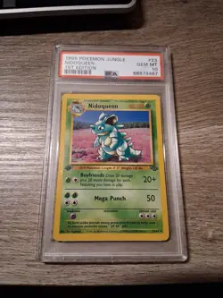 Pokemon TCG Nidoqueen #23 - 1999 WOTC 1st Edition NON-HOLO PSA 10 GEM MINT - Image 1