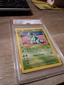 Pokemon TCG Nidoqueen #23 - 1999 WOTC 1st Edition NON-HOLO PSA 10 GEM MINT - Image 2