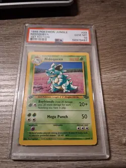 Pokemon TCG Nidoqueen #23 - 1999 WOTC 1st Edition NON-HOLO PSA 10 GEM MINT - Image 5