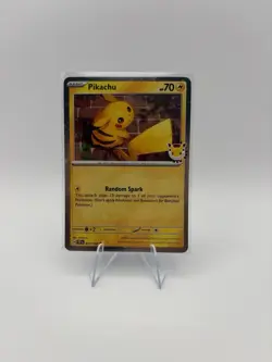 Pokemon Pikachu 051 /162 Stamped 2026 Pokemon Day 30 Promo TCG + Coin! - Image 2